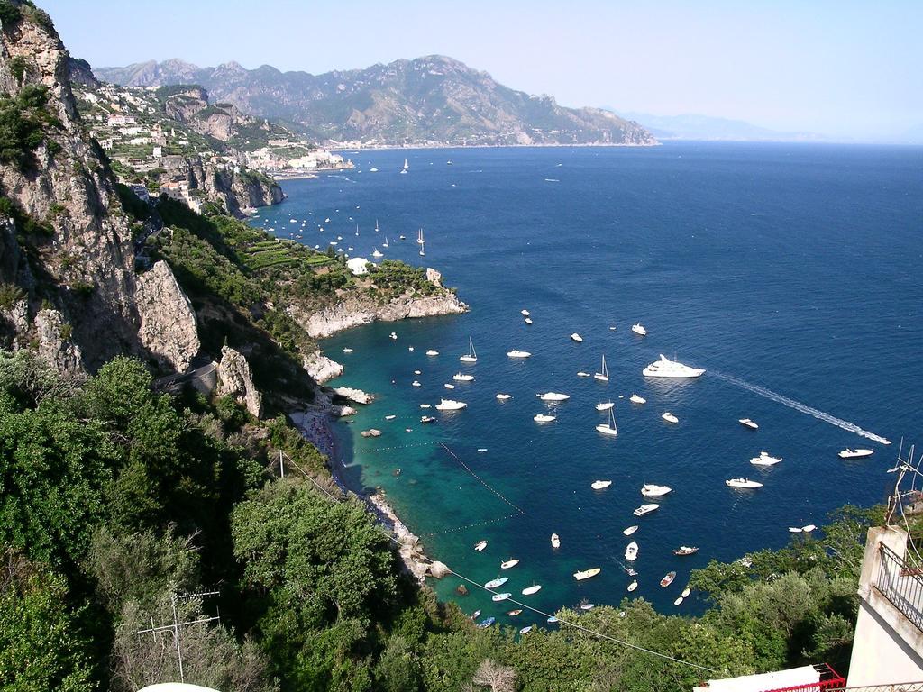 فيلا Amalfi 51 Con Vista Mare, Giardino E Terrazze كونكا دي ماريني المظهر الخارجي الصورة